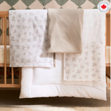 Perlimpinpin - Ensemble de literie 4 pièces - Feuilles